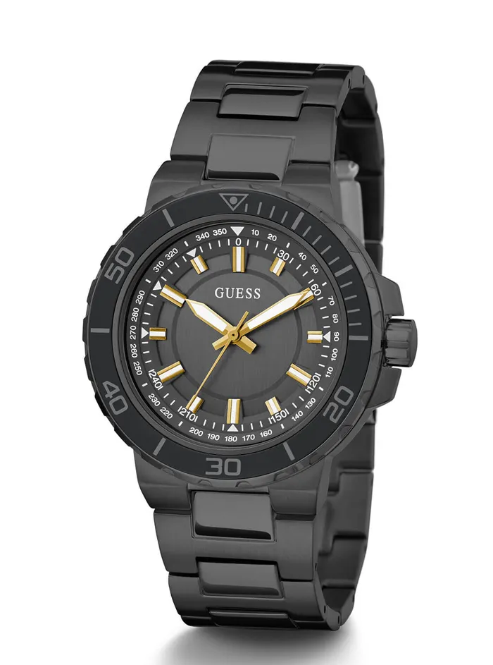 Men Watches GUESS Black Track Watch Men Watches GUESS Black Track Watch