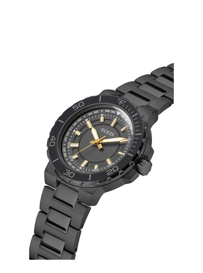 Men Watches GUESS Black Track Watch Men Watches GUESS Black Track Watch