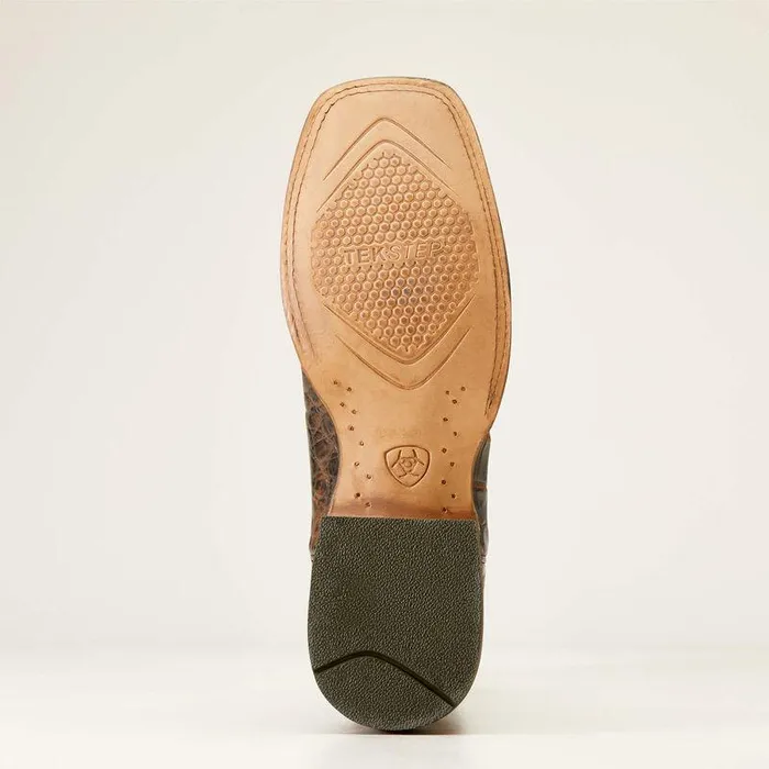 Men Western Boots Ariat Backwater Western Boot Brown American Alligator Men Western Boots Ariat Backwater Western Boot Brown American Alligator