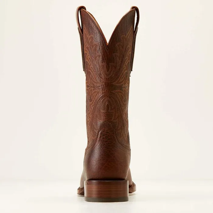 Men Western Boots Ariat Bench Made Bassett Cowboy Boot Saddle Brown Bison