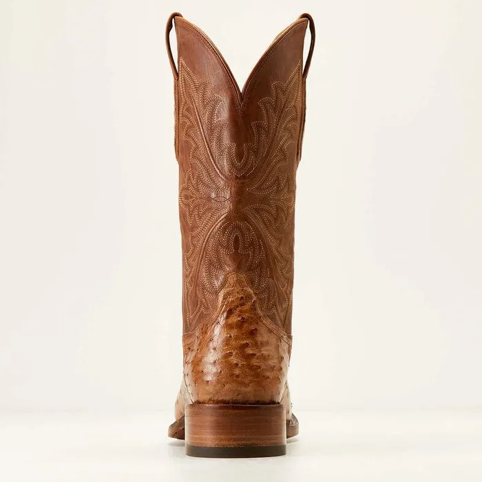 Men Western Boots Ariat Bench Made Bassett Western Boot Buckskin Full Quill Ostrich Men Western Boots Ariat Bench Made Bassett Western Boot Buckskin Full Quill Ostrich