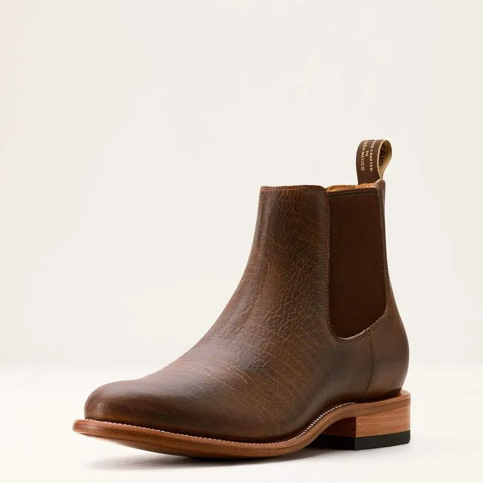 Men Western Boots Ariat Bench Made Reed Western Boot Earth Brown Bison