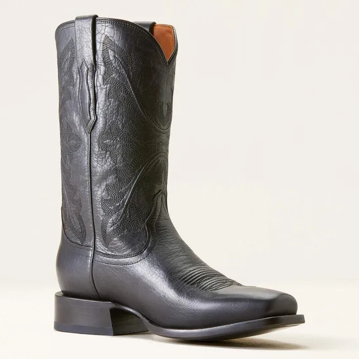 Men Western Boots Ariat Bench Made Stilwell Cowboy Boot Cool Black Bison Men Western Boots Ariat Bench Made Stilwell Cowboy Boot Cool Black Bison