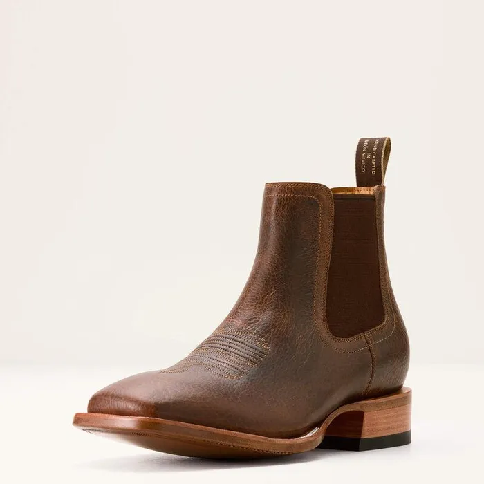 Men Western Boots Ariat Bench Made Younger Western Boot Earth Brown Bison