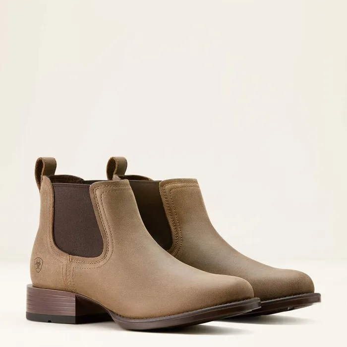Men Western Boots Ariat Booker Chelsea Round Toe Western Boot Brown Bomber Men Western Boots Ariat Booker Chelsea Round Toe Western Boot Brown Bomber