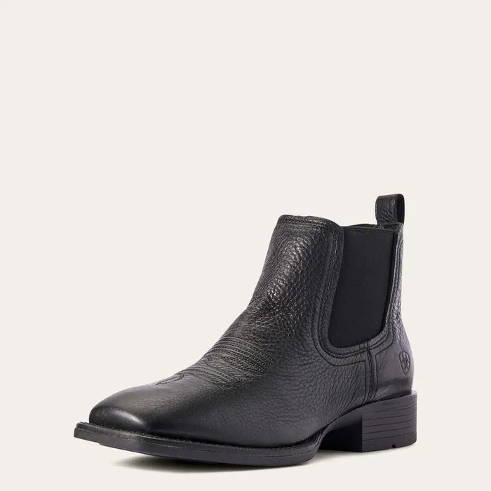 Men Western Boots Ariat Booker Ultra Western Boot Black