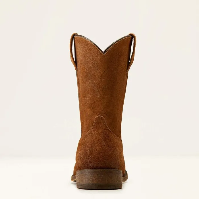 Men Western Boots Ariat Downtown Western Boot Oiled Tan Suede Men Western Boots Ariat Downtown Western Boot Oiled Tan Suede