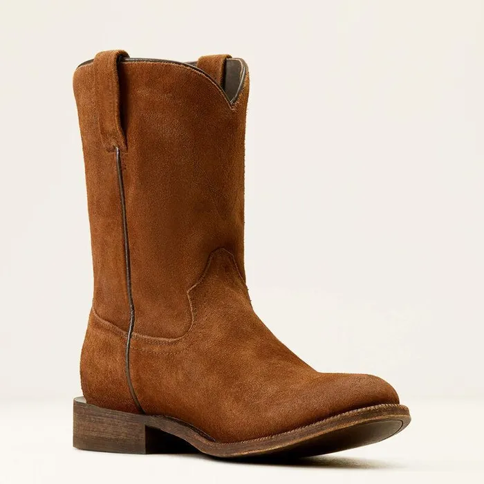 Men Western Boots Ariat Downtown Western Boot Oiled Tan Suede Men Western Boots Ariat Downtown Western Boot Oiled Tan Suede