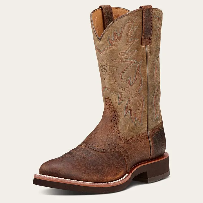 Men Western Boots Ariat Heritage Crepe Western Boot Earth