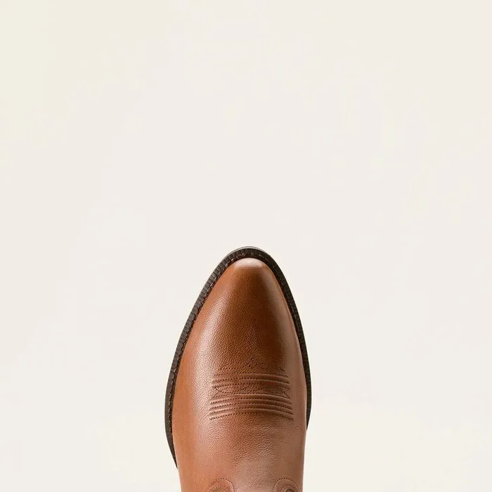 Men Western Boots Ariat Heritage R Toe Western Boot Cognac
