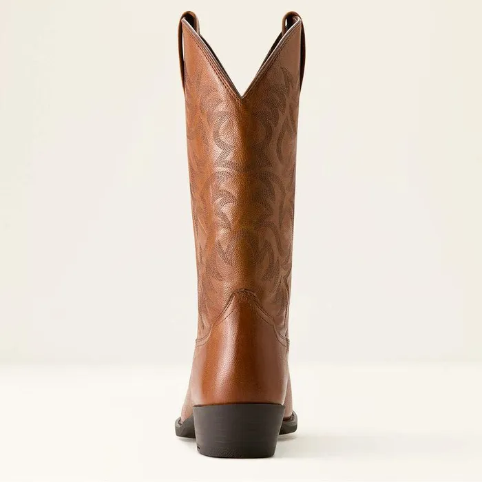 Men Western Boots Ariat Heritage R Toe Western Boot Cognac