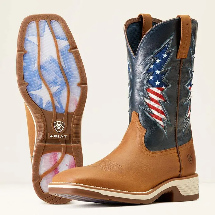 Men Western Boots Ariat Ridgeback VentTEK Western Boot Georgia Clay