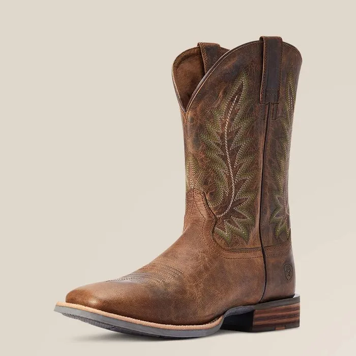 Men Western Boots Ariat Ridin High Western Boot Pecan Brown
