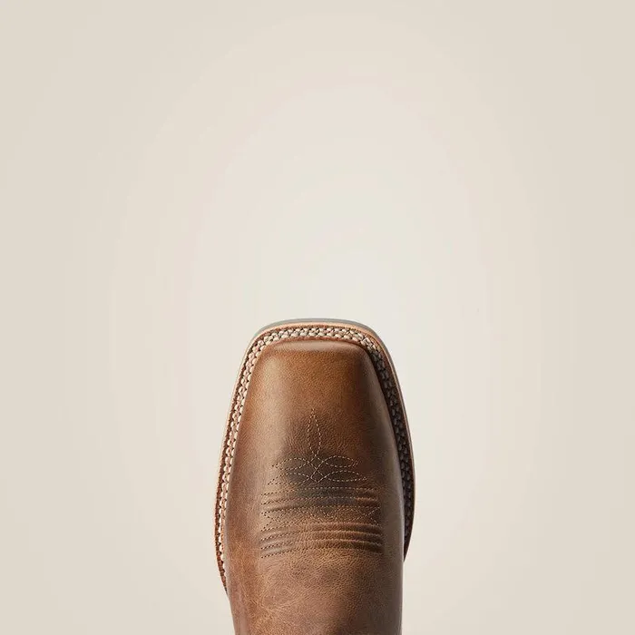 Men Western Boots Ariat Ridin High Western Boot Pecan Brown Men Western Boots Ariat Ridin High Western Boot Pecan Brown
