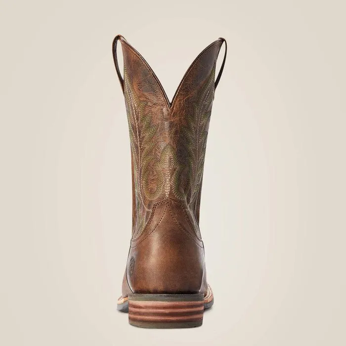 Men Western Boots Ariat Ridin High Western Boot Pecan Brown Men Western Boots Ariat Ridin High Western Boot Pecan Brown