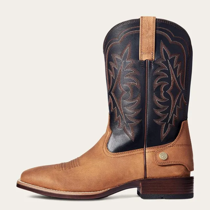 Men Western Boots Ariat Ryden Ultra EZ Zip Cowboy Boot Status Brown Men Western Boots Ariat Ryden Ultra EZ Zip Cowboy Boot Status Brown