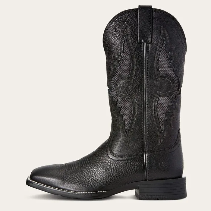 Men Western Boots Ariat Solado VentTEK Western Boot Black Carbon Men Western Boots Ariat Solado VentTEK Western Boot Black Carbon
