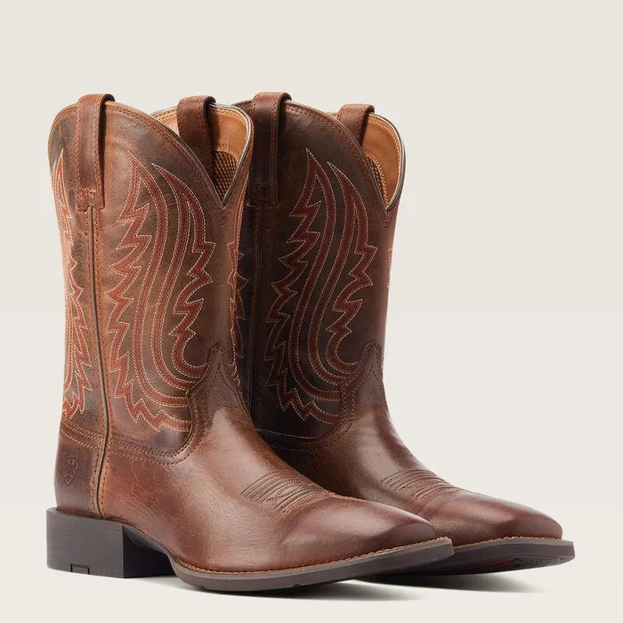 Men Western Boots Ariat Sport Big Country Cowboy Boot Almond Buff
