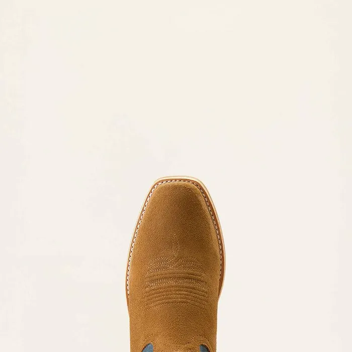 Men Western Boots Ariat Stadtler Cowboy Boot Dijon Roughoutocean Blue
