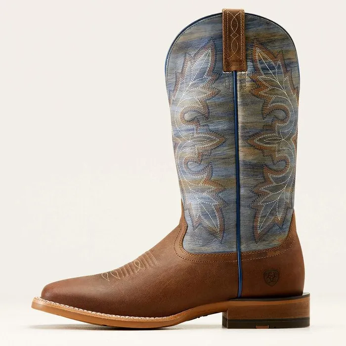 Men Western Boots Ariat Standout Cowboy Boot Loco Browncloud Blue Men Western Boots Ariat Standout Cowboy Boot Loco Browncloud Blue