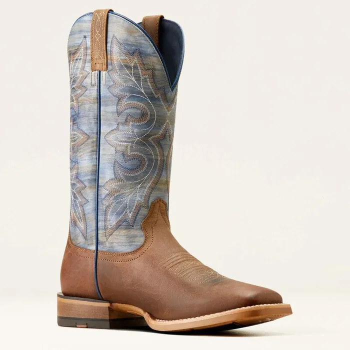 Men Western Boots Ariat Standout Cowboy Boot Loco Browncloud Blue Men Western Boots Ariat Standout Cowboy Boot Loco Browncloud Blue