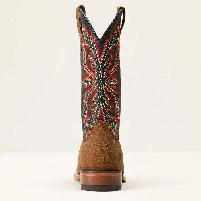 Men Western Boots Ariat Sting Cowboy Boot Weathered Wickerbayou Black