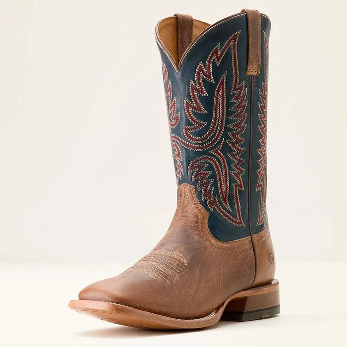 Men Western Boots Ariat Tanglewood Cowboy Boot Bonehonorable Blue