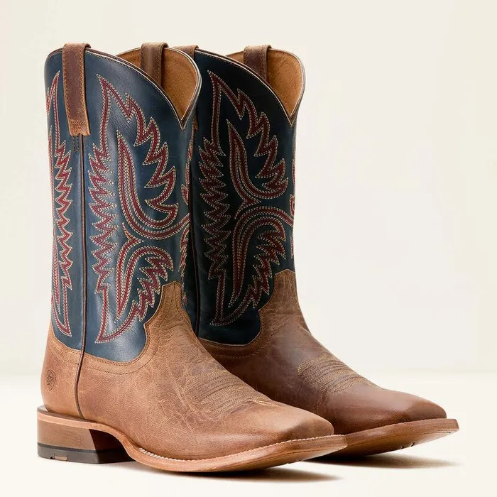 Men Western Boots Ariat Tanglewood Cowboy Boot Bonehonorable Blue Men Western Boots Ariat Tanglewood Cowboy Boot Bonehonorable Blue