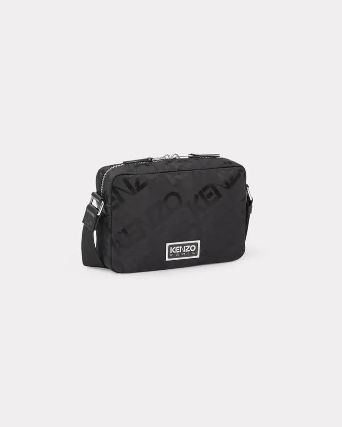 MenWomen 039KENZOGRAM039 Shoulder Bag Black Kenzo Bags