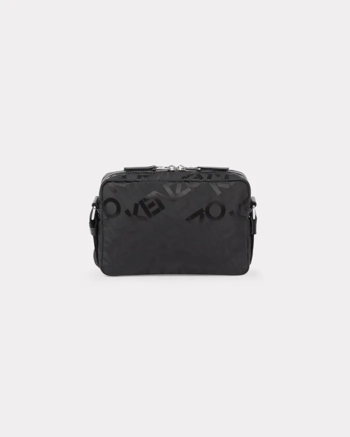 MenWomen 039KENZOGRAM039 Shoulder Bag Black Kenzo Bags