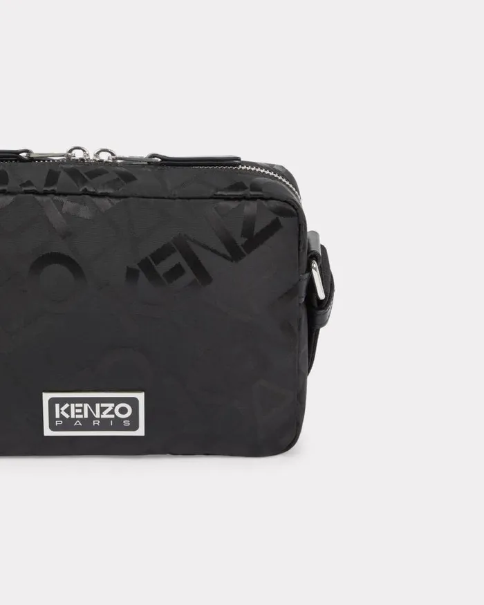 MenWomen 039KENZOGRAM039 Shoulder Bag Black Kenzo Bags