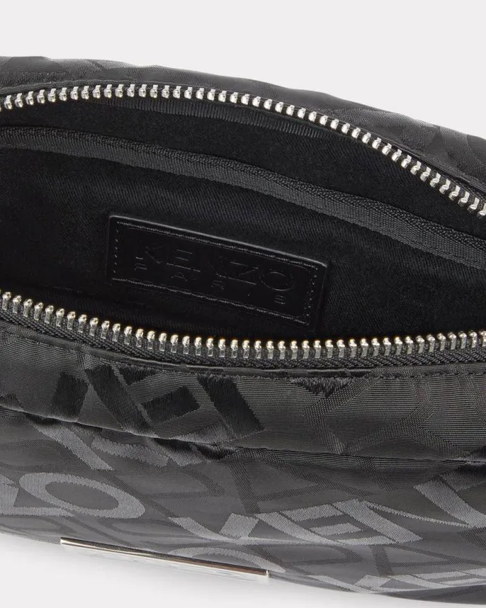 MenWomen 039KENZOGRAM039 Shoulder Bag Black Kenzo Bags