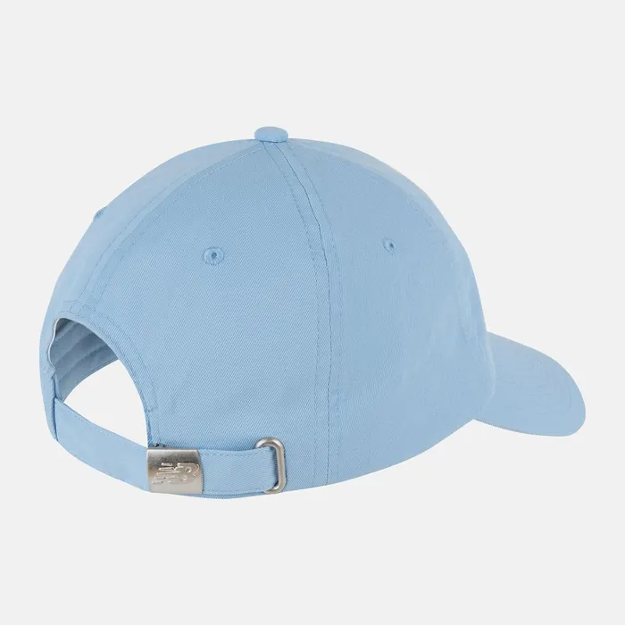 MenWomen 6 Panel Linear Logo Hat Blue Haze New Balance Hats
