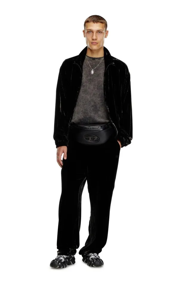 MenWomen Diesel Belt Bags HOLID BELT BAG M Black