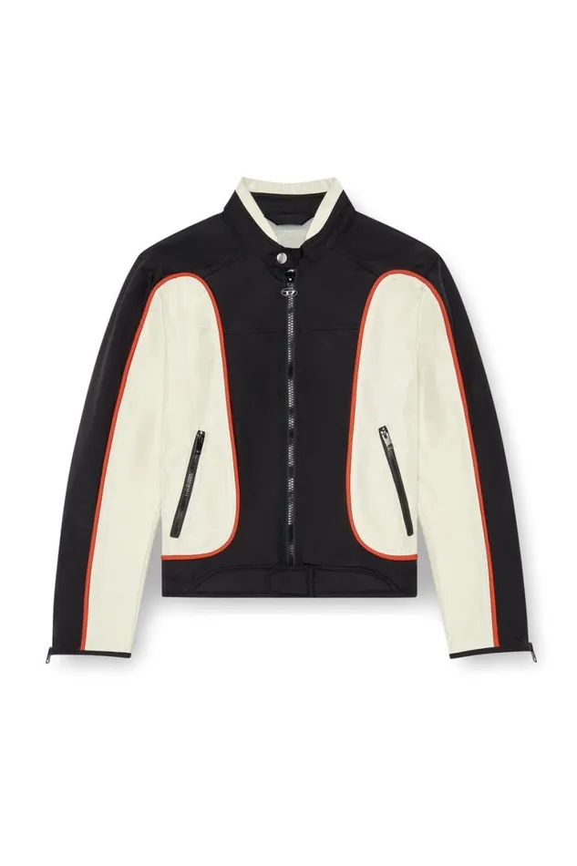 MenWomen Diesel Jackets JBLINK Blackwhite