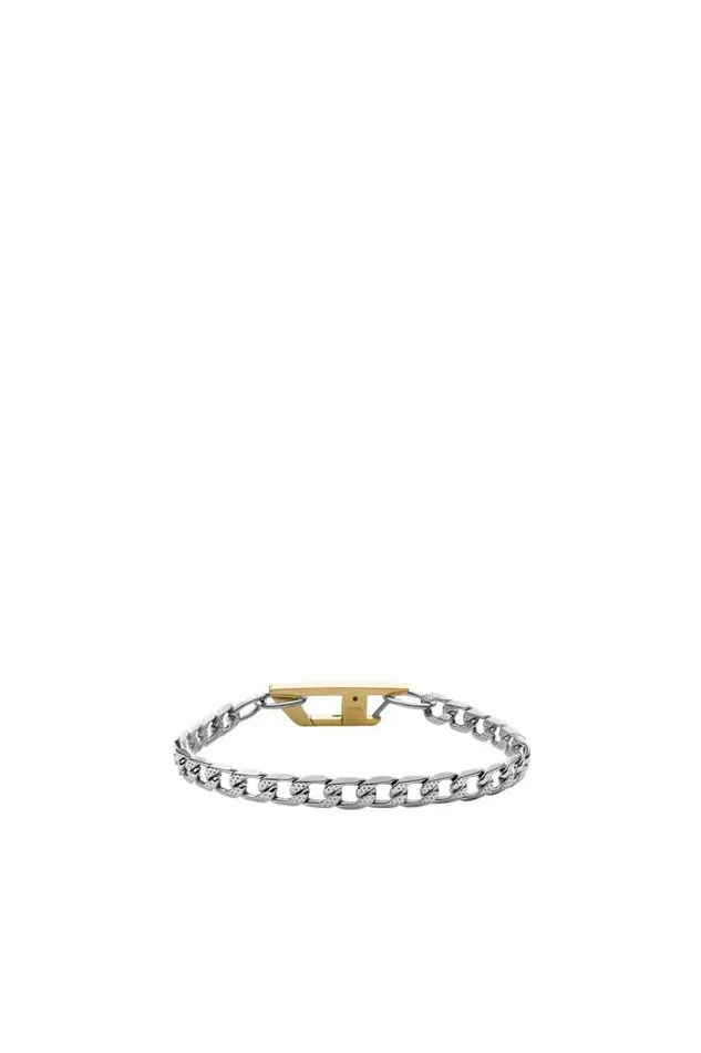 MenWomen Diesel Jewelry DX1338 Silver
