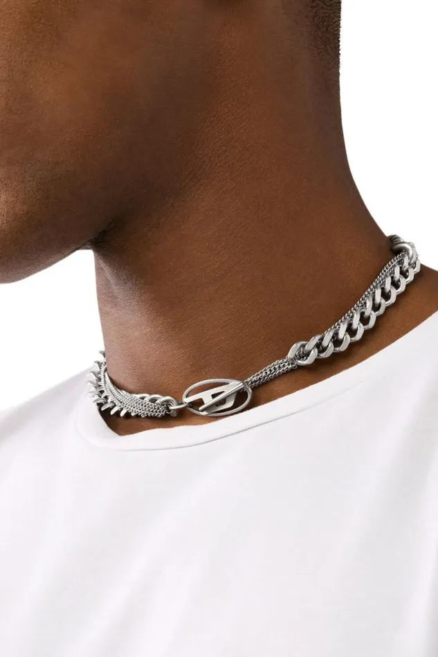 MenWomen Diesel Jewelry DX1549040 JEWEL Silver