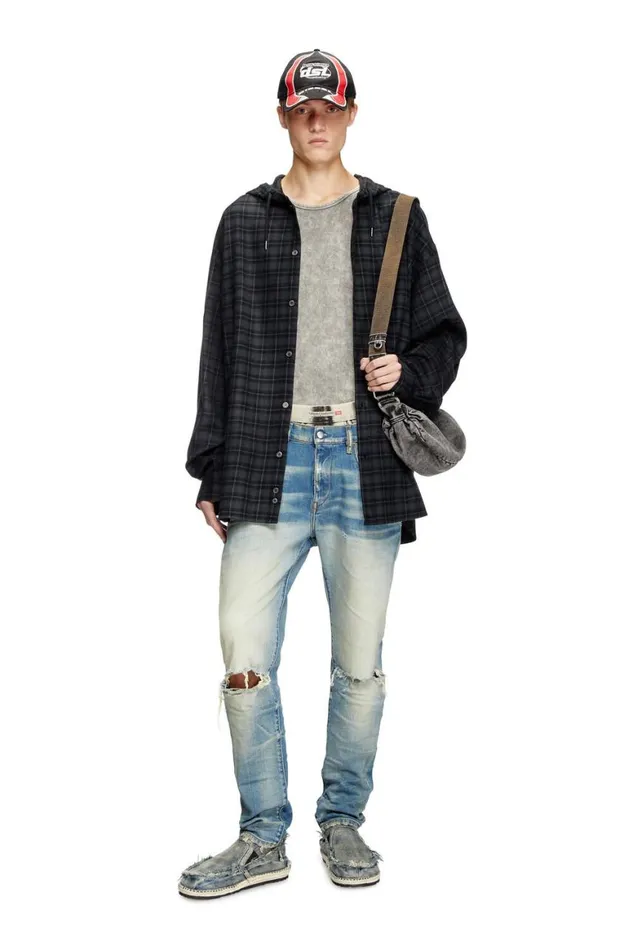 MenWomen Diesel Shirts SDEWNYHOODB Black