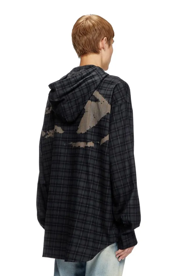 MenWomen Diesel Shirts SDEWNYHOODB Black