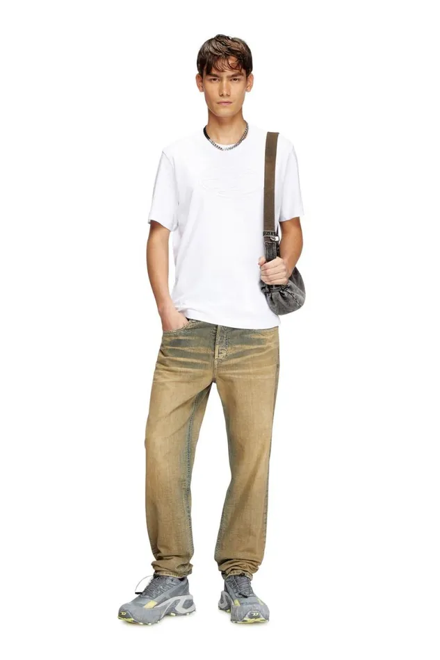 MenWomen Diesel TShirts and Polos TADJUSTBIGOVAL White