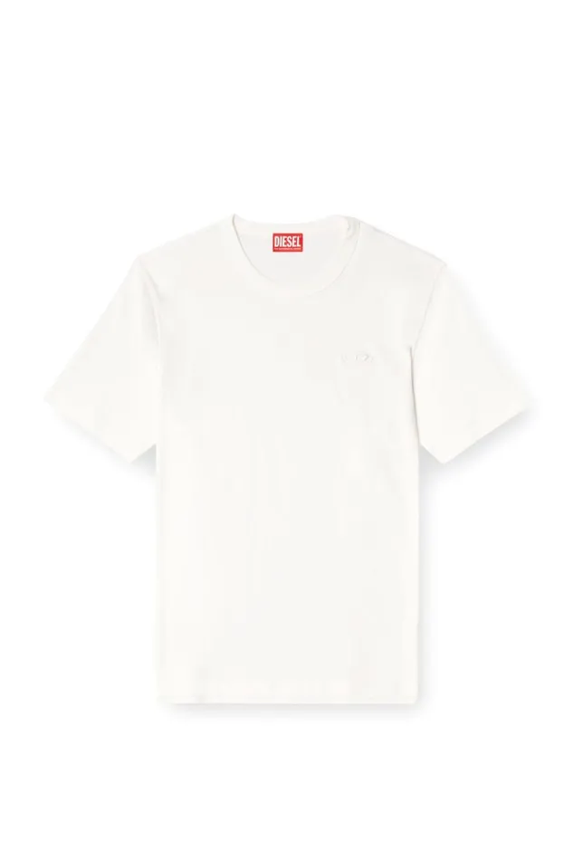 MenWomen Diesel TShirts and Polos TADJUSTSLITSR17 White MenWomen Diesel TShirts and Polos TADJUSTSLITSR17 White