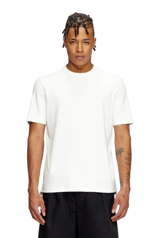 MenWomen Diesel TShirts and Polos TADJUSTSLITSR17 White MenWomen Diesel TShirts and Polos TADJUSTSLITSR17 White