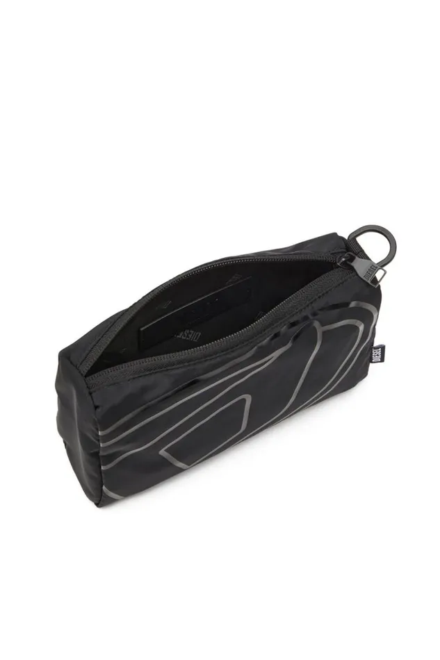 MenWomen Diesel Wallets DRAPE POUCH Black