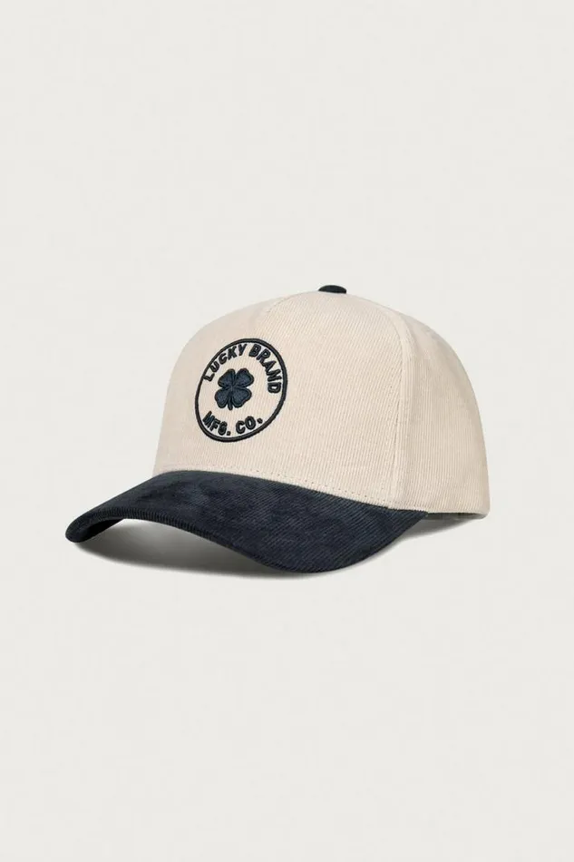 MenWomen Lucky Brand Hats Lucky Mfg Co Emb Cord Hat Crystal