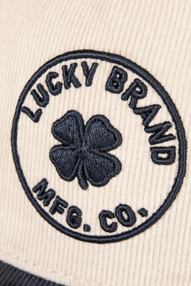 MenWomen Lucky Brand Hats Lucky Mfg Co Emb Cord Hat Crystal