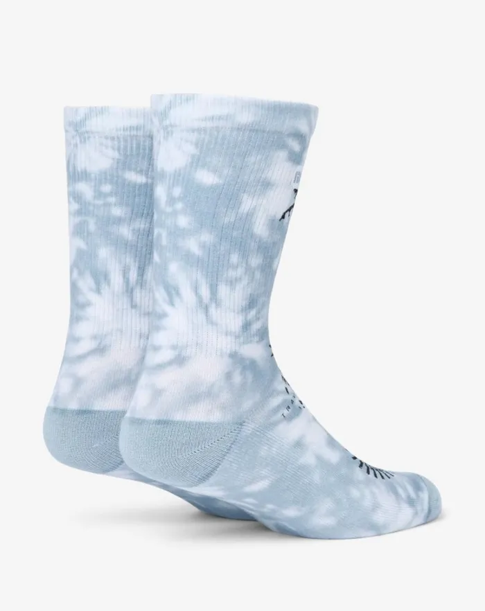 MenWomen Socks TravisMathew SUNLIT SKIES CREW SOCK Dusty Blue