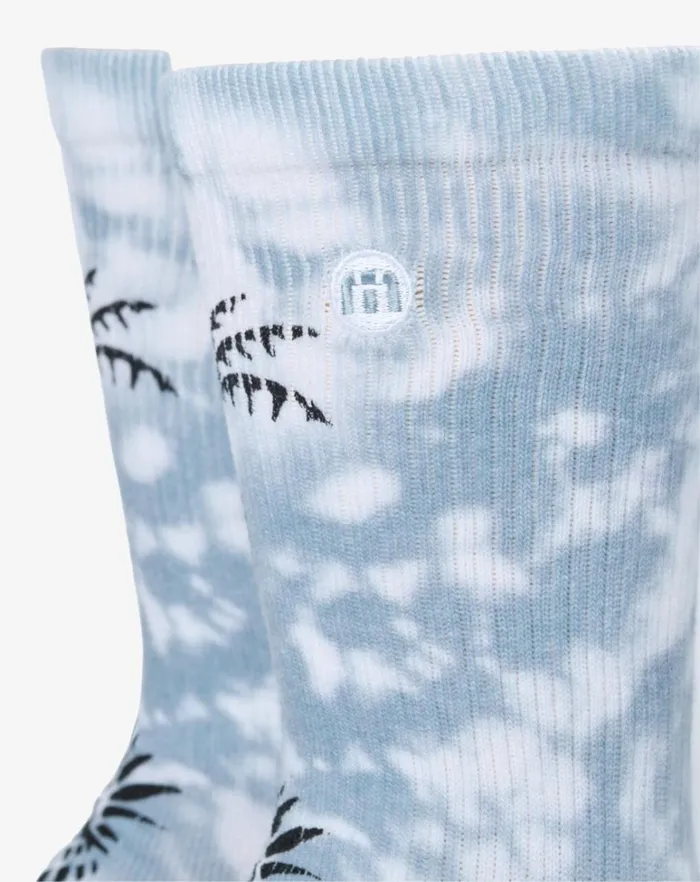 MenWomen Socks TravisMathew SUNLIT SKIES CREW SOCK Dusty Blue