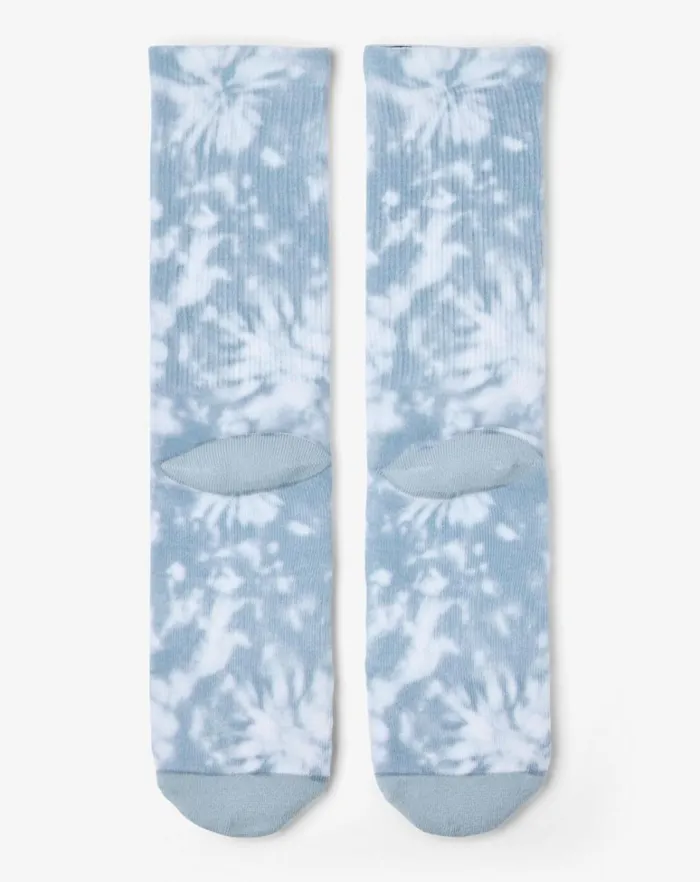 MenWomen Socks TravisMathew SUNLIT SKIES CREW SOCK Dusty Blue