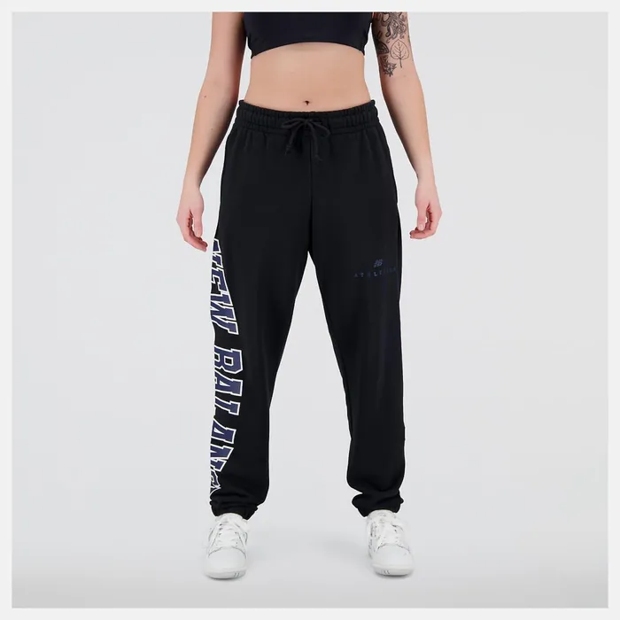 MenWomen Unissentials Warped Classics French Terry Sweatpant Black New Balance Matching Sets
