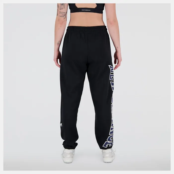 MenWomen Unissentials Warped Classics French Terry Sweatpant Black New Balance Matching Sets